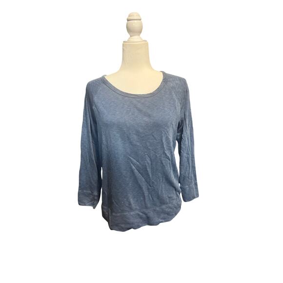 JAMES PERSE Boyfriend Raglan Sweatshirt in Blue Size 2 (M) - Picture 1 of 8